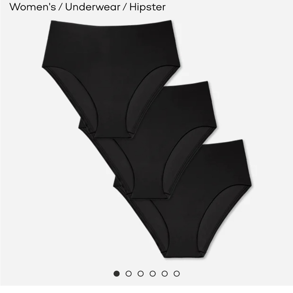 Bombas Black High-Waisted NO SHOW Panties Underwear - Picture 3 of 4